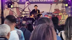 Pancho Varona durante el concierto.