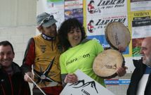 Cume Norte. En la subida del corta fuegos de un kil�metro de subida  fueron vencedores Fernando Cancelo (9:16) y Priscila Su�rez (14:05).