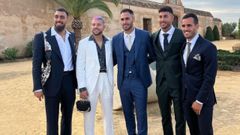 Borja Iglesias, Aitor Rubial, Victor Camarasa y Juan Miguel Jumenez