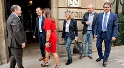 La conselleira de Traballo fue recibida en Padr�n por los tres alcaldes de las Terras de Iria. 