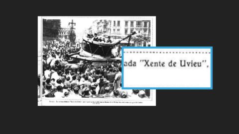 El topnimo Uviu, en una publicacin de la revista Mundo Grfico de 1930