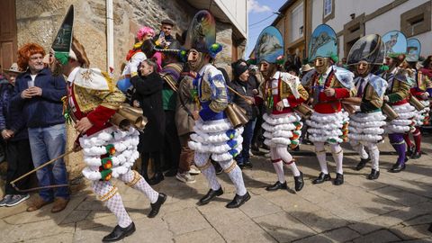 Imaxe tomada este das no entroido de Laza, Ourense.