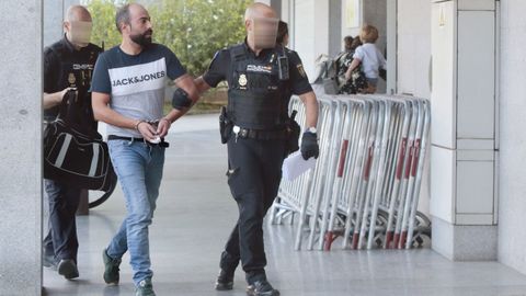 El acusado ingres� en A Lama despu�s de entregarse a la Polic�a Nacional y prestar declaraci�n en los juzgados de Vilagarc�a, en septiembre del 2024