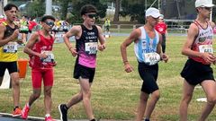 Mateo Valcarce, tercero en el pelot�n que luch� por las medallas