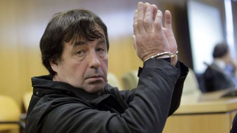 Jaime Gimnez durante su juicio en la Audiencia Provincial de Madrid en el ao 2014 por atraco a mano armanda a una sucursal bancaria