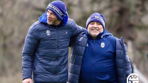 En el Gimnasia, con el excltico Gallego Mndez en el 2019