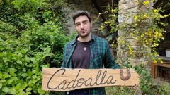 David, en su casa de Becerre�