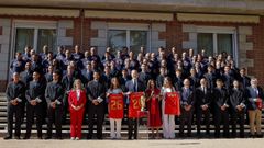 Los reyes reciben a los campeones del mundo