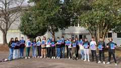 Alumnos del IES Aquis Celenis de Caldas participan en la campa�a