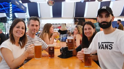 Asistentes al Oktoberfest de Gij�n