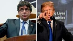 Puigdemont y Trump