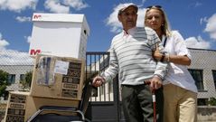 Desalojo de un anciano de una residencia