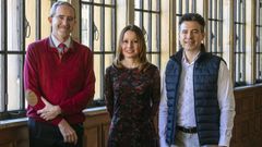 Jos� Luis Arias, N�lida Mar�a Conejo y H�ctor Gonz�lez-Pardo, en la Universidad de Oviedo 