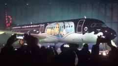 Brussels Airlines presenta su avi�n homenaje a Tint�n