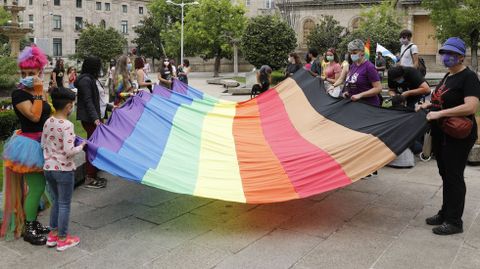 Imagen de archivo de la celebraci�n del D�a del Orgullo en Ourense, actividad organizada por una asociaci�n.