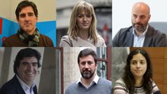 De izquierda a derecha y de arriba a abajo, Pablo Arang�ena, Marina Ortega, Jos� Antonio Armada, Mart�n Fern�ndez Prado, Ant�n G�mez-Reino y Noa Presas