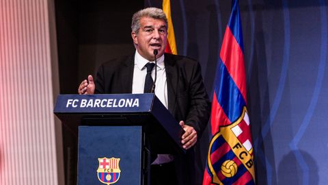 Joan Laporta.Joan Laporta, presidente del Barcelona