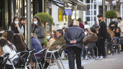 Terrazas llenas este s�bado en Carbalo