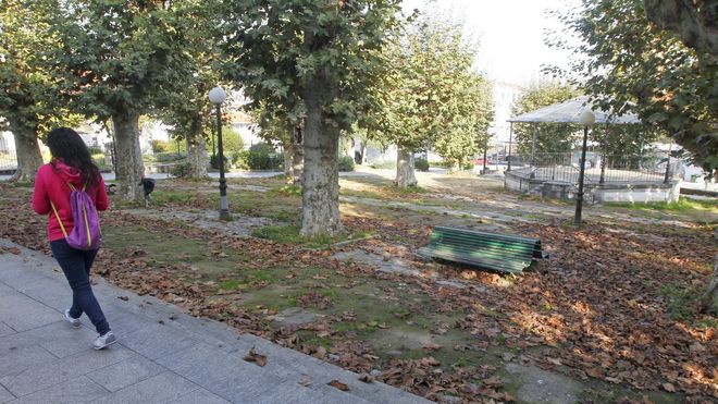 El palco de la m�sica, al fondo a la derecha, en una fotograf�a de archivo