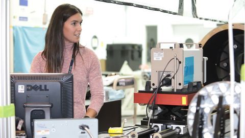 La ingeniera lucense Noelia Mart�nez.