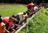 Los peque�os tienen la oportunidad de participar en huertos ecol�gicos en la granja de Bergando. 
