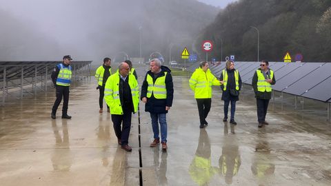 Visita hoy de la delegaci&oacute;n para ver las placas solares del t&uacute;nel de Folgoso, en A Ca&ntilde;iza