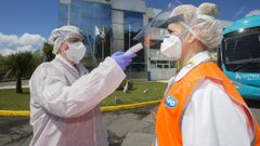 Control de temperatura a los empleados de una empresa en A Coru�a