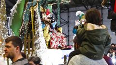 Imagen de archivo de la Cabalgata de Reyes esttica en el Ifevi por las lluvias en enero del 2025