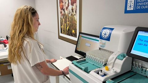 El an�lisis de las pruebas de sangre oculta en heces se lleva a cabo en el CHUO. 