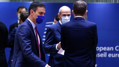 Pedro S�nchez comparece tras el Consejo Europeo