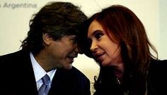 El vicepresidente Boudou y Cristina Fern�ndez, ayer, durante un acto con los gobernadores.
