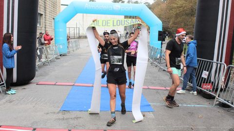 Nerea Castro, ganadora del trail corto.