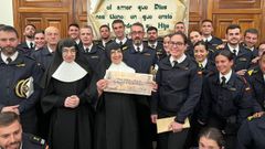 Alumnos de la Esengra entregaron un cheque de m�s de 500 euros al hogar San Jos� 