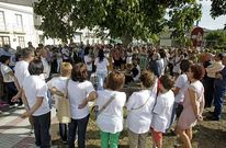 La concentraci�n de ayer incluy� la lectura de un texto en recuerdo del joven fallecido.