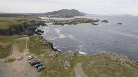 Vistas desde el faro de punta Frouxeira, en Valdoviño