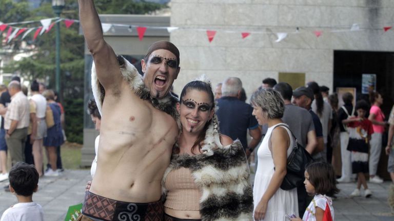 Participantes en una edici&oacute;n anterior de la fiesta Qui-Roma