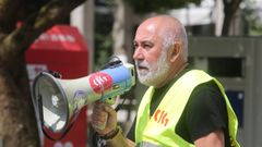 Imagen de archivo de sindicalista de la CIG