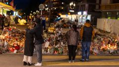 Memorial por las v�ctimas del incendio de Crans Montana.