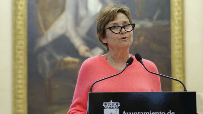 La alcaldesa de Gij�n, Carmen Moriy�n