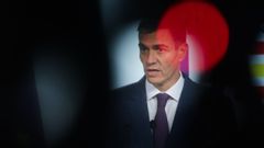 Pedro S�nchez, el viernes en Bruselas tras la reuni�n del Consejo Europeo.
