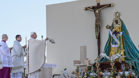 Imagen tomada durante la misa.