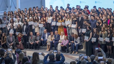 Entrega de los premios �ngela Ruiz Robles concedidos por la Xunta, en una imagen del 2024. 