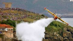 Un momento del festival a�reo de 2019
