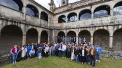 Foto de familia del congreso local del PP en Xunqueira de Espadanedo.