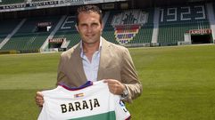 Baraja, en su presentaci�n como entrenador del Elche el pasado verano