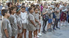 Imagen de archivo de la edici�n pasada de la Andaina Solidaria en favor do Pobo Saharaui