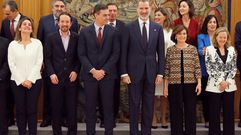 El rey, con el Gobierno