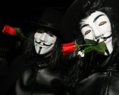 Las m�scaras tambi�n se dejaron ver por A Illa. 