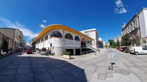 Praza de Abastos, obras de Maquieira, enlaza Quiroga Ballesteros con el fondo de Santo Domingo