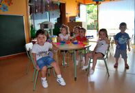 Ni�os en una de las aulas de una de las tres escuelas infantiles con que cuenta Ames.
